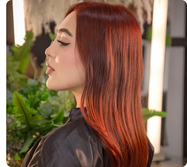 fotografia de modelo luego de un servicio en creative staff pro 1