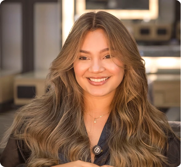 fotografia de modelo luego de un servicio en creative staff pro 13