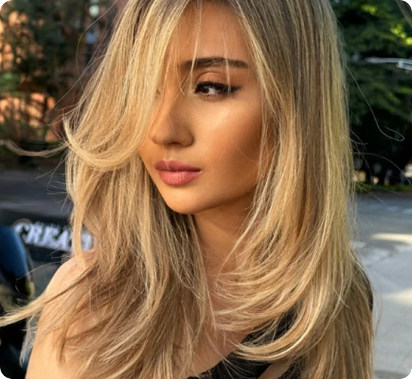 fotografia de modelo luego de un servicio en creative staff pro 15